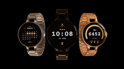 Textured render of three watches