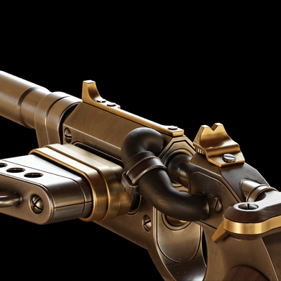 Preview for Steampunk Handgun