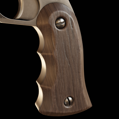 Textured render of the handle